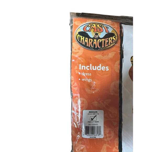 Cast of Characters Bumblebee Halloween Costume Girls M 8-10 Age 5-7 Yellow Black - Picture 3 of 5